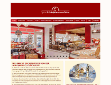 Tablet Screenshot of cafe-wien-sylt.de